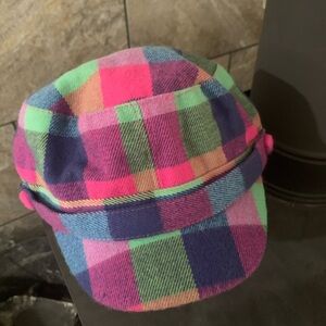 Manhattan Hat Company Colorful Plaid Cap